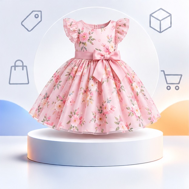 Floral Party Dress